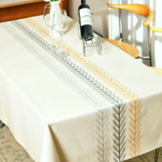 블리스홈 리프 오염방지 방수 식탁보, 140 X 180 CM, 리프A