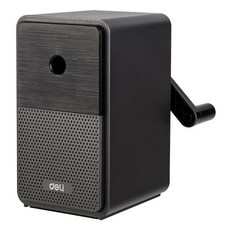 델리 5단 심조절 레트로 연필깎이, 다크그레이, 1개