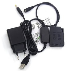 EP-5A DC 커플러 EN-EL14 더미 배터리 및 QC 3.0 고속 충전기 USB 전원 케이블 D3300 D3400 D5300 D5500 D7100 D7700 D7800, 01 AU
