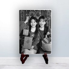 維尼好物 高溫烤瓷像 定制不掉色 墓園瓷像, 國產黑白,3寸【5.5*7.5】橢圓形