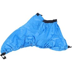 카약 조종석 커버 방수 스프레이 스커트 데크 프로텍터 조절 허리 빠른 해제 탄성 스트랩 카누 보트용 파란색, Blue S, 1개