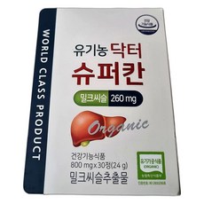 닥터슈퍼칸 유기농 밀크씨슬 24g, 30정, 4개