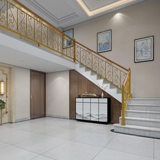 철제난간 담벼락 난간대 야외 울타리 주택 마당 담장 난간, 스타일 9 계단 손잡이 1m