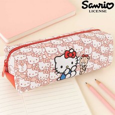 산리오 KOREA 정품 사각 필통 소품 파우치, 헬로키티