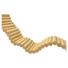 倉鼠造景圍欄 多功能鼠用圍欄 籠內環境佈置, 木色, 1個