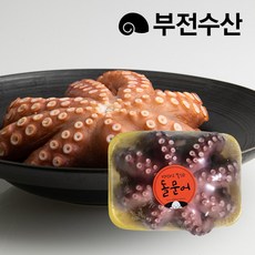 부전수산 냉동 신선한 자숙 문어 손질 세척 사이즈 제수용문어 문어숙회 문어조림 해물탕 문어요리 해물요리, 1개, 소