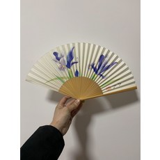 花扇子 名家複製畫扇面摺扇, 如圖所示, 1個