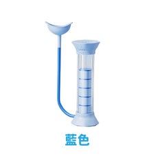 呼吸訓練器 可調阻力肺活量訓練, 1個, 藍