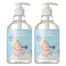 TABLIER 微酸性多合一孩童泡泡沐浴乳 500ml 2入, 2瓶