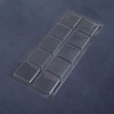 정사각 바크 10구 플라스틱 몰드