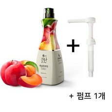 (펌프증정)웰파인 더진한 복숭아자두농축액, 1.5kg, 1개