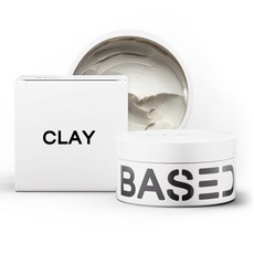 BASED Hair Clay for Men 남성용 베이스 헤어 클레이, 1개, 90g