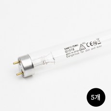 (G10T8) 산쿄 자외선 UV 살균램프 10W 칫솔 컵 소독 건조기, 5개