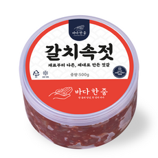 바다한줌 국산 갈치속젓 100% 저염 국내제조 쌈젓, 1개, 500g