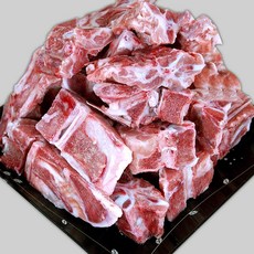 [으뜸한돈] 국내산 한돈 1등급 등뼈 1kg (감자탕용) 냉동, 1개