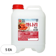 진미 잘되는맛집 까나리액젓9kg 업소용대용량, 5개, 9kg