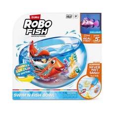 Zuru Robo Fish 隨行寵物魚 遊玩組 顏色變換 含驚喜永不濕沙, 1個
