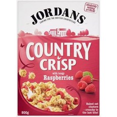 (2개 팩) - 조던스 - 컨트리 크리스프 라즈베리 | 50 (2 Pack) - Jordans - Country Crisp Raspberry | 500g | 2 Pack Bundl, 1개