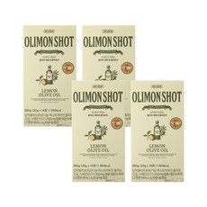 아르채움 올리몬샷 젤리 올리브오일 레몬즙 레몬샷 올레몬샷 엑스트라버진 피쿠알, 4개, 280g
