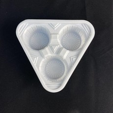 컵캐리어 테이크아웃컵캐리어 카페 에이드 컵홀더, 1개, 화이트 2구 125개