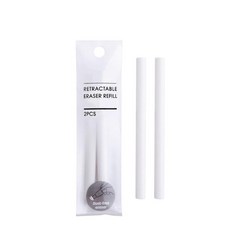 접이식 연필 지우개 2개 - 디자인의 고무 | 기계식 펜 사무실 학교 용품을 위한 필기 뒷면