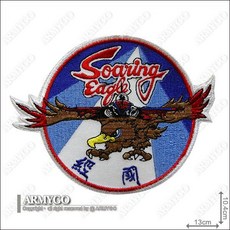 【ARMYGO】空軍IDF經國號雄鷹戰機種子教官章模型，精緻軍事模型，重現經典戰機，模型收藏首選, 1個, 不車魔鬼氈