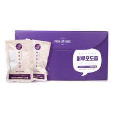 [농부야부탁해] NFC착즙 머루포도즙 100ml X 30포, 60개