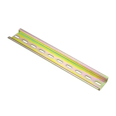 DIN 레일 범용 35mm 슬롯 길이 10cm 두께 1mm C45 회로 차단기 터미널 블록 AC 접촉기, 02 Iron, 06 15cm, 1개
