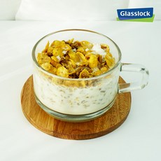 글라스락 유리컵 내열강화 씨리얼 머그 460ml, 2개, 글라스락 시리얼머그 460ml