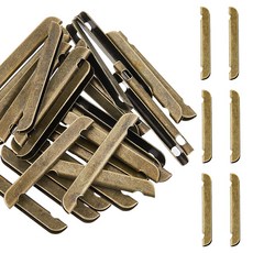 철 U자형 엣지 클립 앤틱 브론즈 5.2x0.65x0.4cm