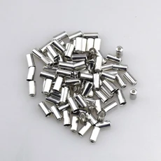 100pcs Bicicleta Freno 케이블 Manguera 캡 5MM Aleación de 시프터 Cap Accesorios, 01 100pcs