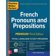 Practice Makes Perfect: French Pronouns and Prepositions Premium Third Edition Paperback, McGraw-Hill Education, English, 9781260453416