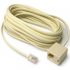 LC 6P4C 전화선 팩스선 연장케이블 (길이선택), CABLE_3M