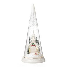 레녹스 895174 라이트 크리스마스 북극 눈사람 장면 홀리데이 장식, Church