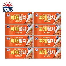 사조 찌개전용참치 85g, 8개