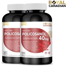 로얄캐네디언 폴리코사놀 40mg 60정 119정 캐나다 직구, 1개
