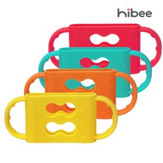 하이비 실리콘 자동차 젖병손잡이, 1개, 레드