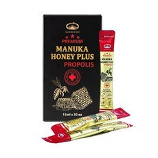 호주 네이쳐스탑 프리미엄 마누카 허니 플러스 프로폴리스 .마누카꿀 .30포, 1개, 15ml