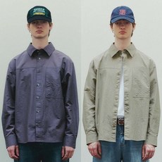 [AK플라자] [플랙진] 유틸리티 롱 슬리브 셔츠 PWTF1LSL20M