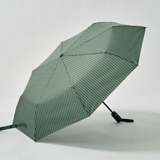 모던하우스 리빙 스트라이프 3단 자동 우산 딥그린 FS1326019