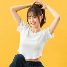 BYC 보디드라이 크롭탑 EDZ7004