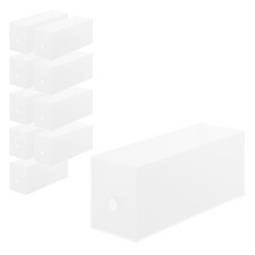 무인양품 MUJI 파일박스 스탠다드 타입 1/2 10개, 클리어