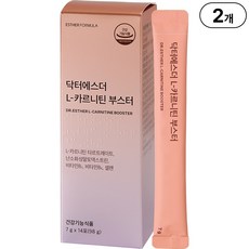 본사직영 여에스더 L 카르니틴 부스터 l 다이어터를 위한 체지방 x 혈당 x 배변 솔루션 l, 2개, 14회분