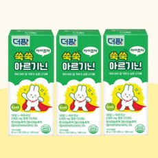 더팜 쑥쑥 키즈 아르기닌 청소년 초등학생 젤리 스틱 15포 3통, 3박스, 300g