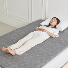 두꺼운 접이식 3단 매트리스 요매트 요커버 토퍼 매트, 블루