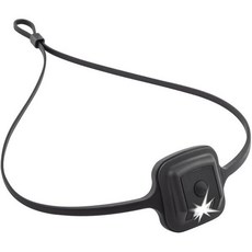 팬서 비전 - 검비 램프 LED 헤드램프 USB 충전식 미끄럼 방지 실리콘 디자인, Black Silicone, 1개