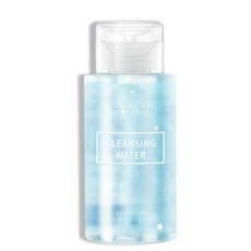 健美創研按壓式礦物卸妝水 旅行用溫和臉部眼唇卸妝液 快速卸淨 水潤保濕不刺激, 1個, 300ml