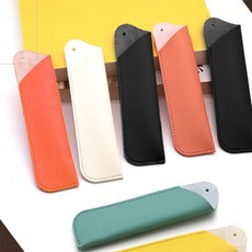 다랭이스토어 가죽 펜 홀더 펜슬케이스, 블랙