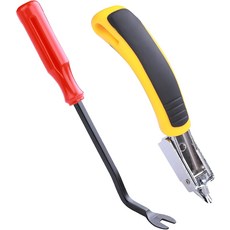 QXUJI 2PCS 가구 바닥 나무 케이스 상자 사진 액자 카펫 등 다양한 필수품을 제거하기 위한 택 풀러 도구 네일 리무버가 포함된 실내 및 건설용 스테이플 리무버, Style 3