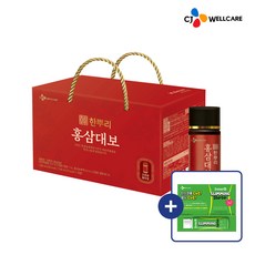 CJ웰케어 한뿌리 홍삼대보 병 10입, 1L, 1개